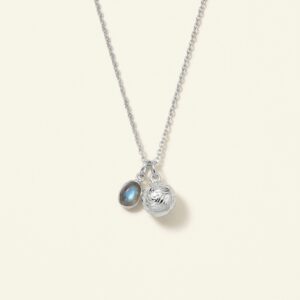 Bola de grossesse Sérénité argent et labradorite