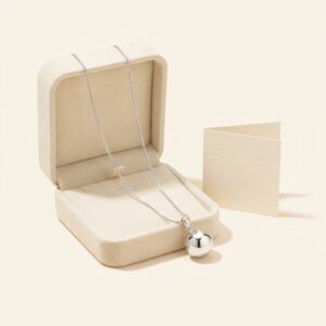 Bola de grossesse en argent 925 avec coffret cadeau