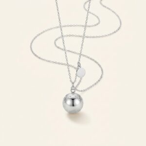 Bola de grossesse argent 925 médaille à graver